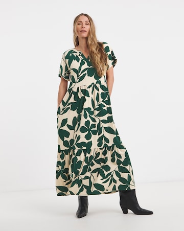 Soft Touch Notch Neck Maxi Dress