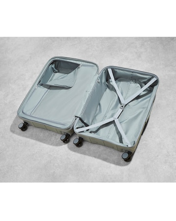 Rock Pixel Medium Suitcase - Grey