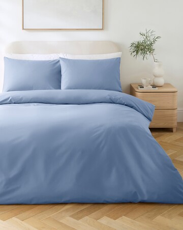 Non Iron Plain Dye Housewife Pillowcase Pair