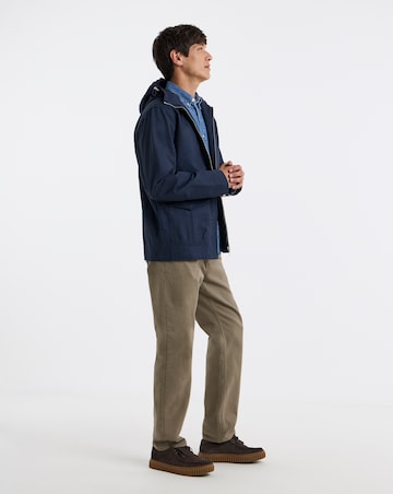 Cotton Peached Hooded Jacket