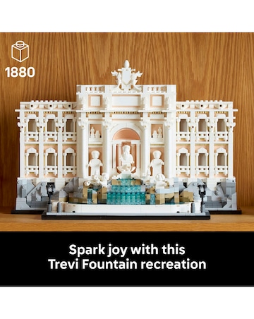 LEGO Architecture Trevi Fountain Model Italian Landmark, Building Set 21062