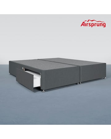 Airsprung Fabric Divan Base with 2 Drawers