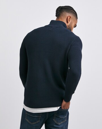 Navy Fisherman 1/4 Zip