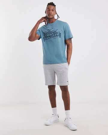 Lacoste Short Sleeve Croc Graphic T-Shirt - Slate Blue