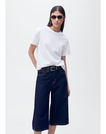 Mango Jazmin Broderie T-Shirt