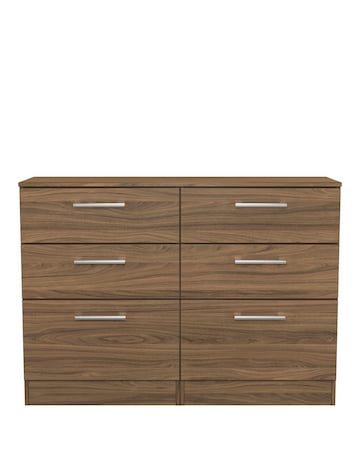 Briar Ready Assembled 6 Drawer Chest