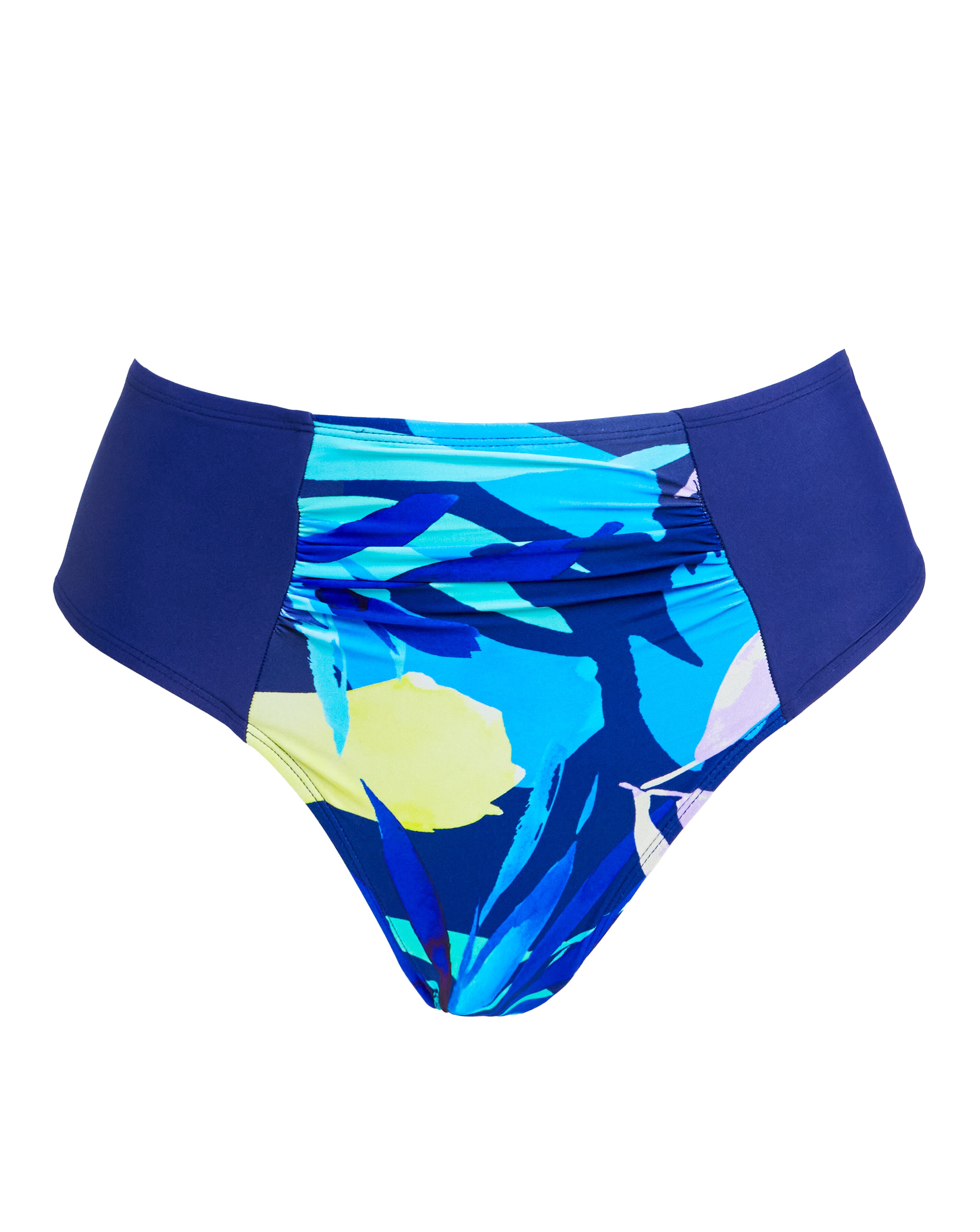 Leaf Mix and Match High Waist  Bikini Bottoms