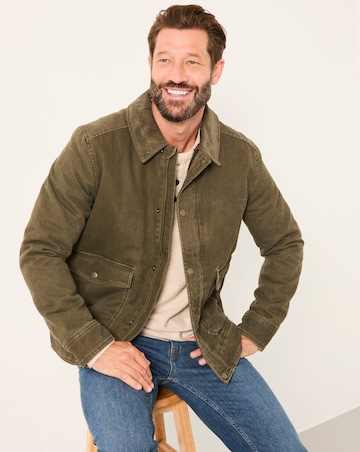 FatFace Warton Jacket (Regular & Tall) - Khaki