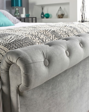 Aspire Chesterfield Side Lift Ottoman Bed