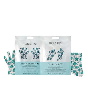 Nails Inc Thirsty Feet & Hands Mask Set