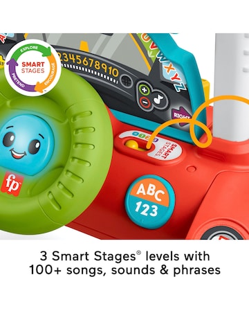 Fisher-Price 2-Sided Steady Speed Baby Walker with 100+ Songs, Sounds and Phrase