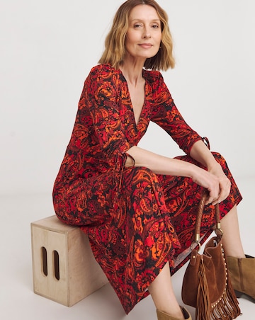 Joe Browns Autumn Blooms Jersey Dress