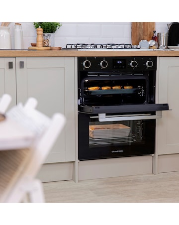 Russell Hobbs RH72DEO1001B/02 72cm High Built-In Double Oven Black Install