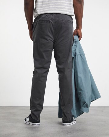 Elasticated Waist Cuffed Chino Trouser