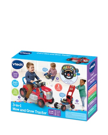VTech 3-in-1 Mow and Grow Tractor