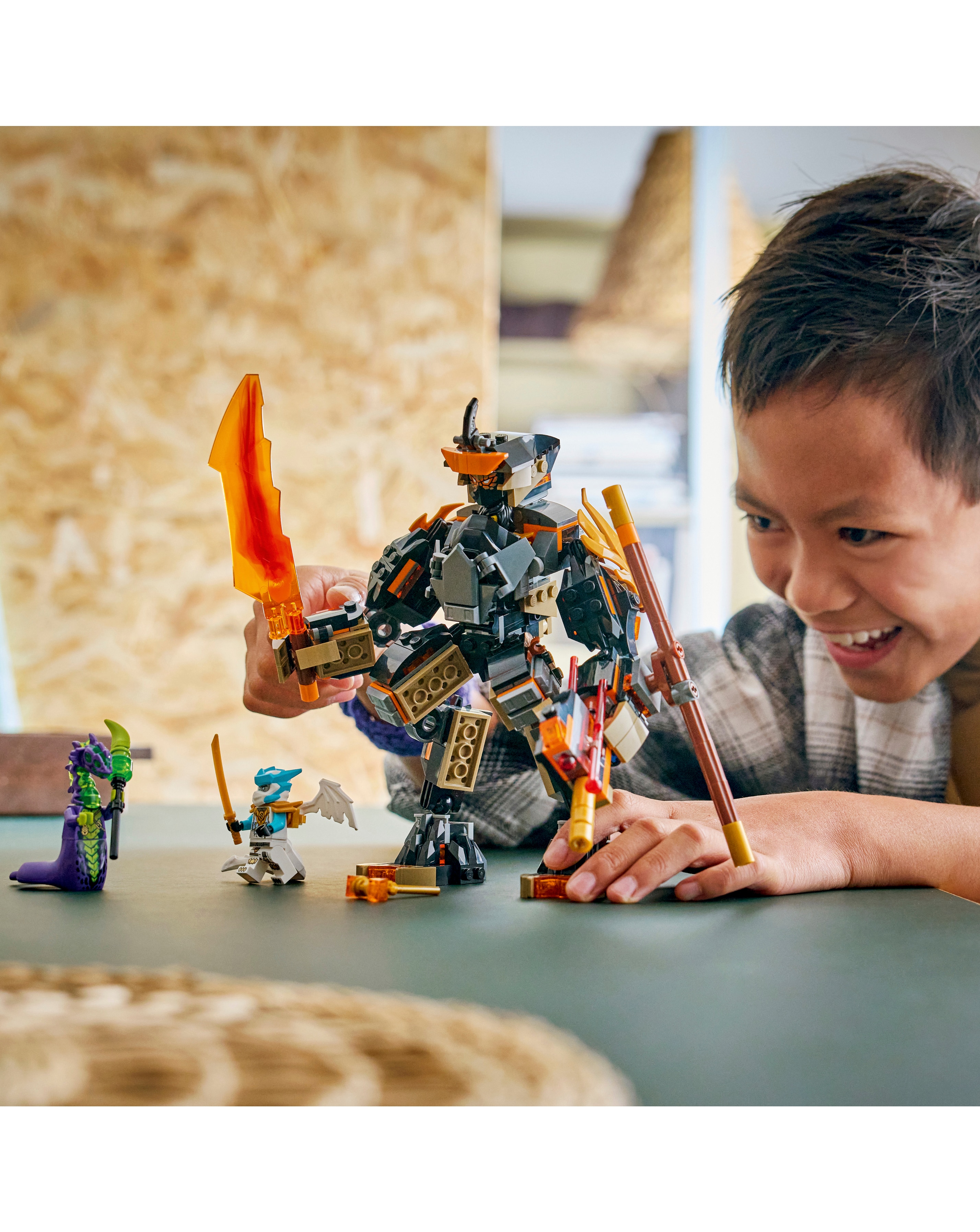 LEGO NINJAGO Cole's Mission Mech & Dragon Zane 71854 | JD Williams