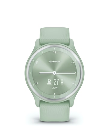 Garmin Vivomove Sport Smart Watch - Cool Mint with Silicone Band