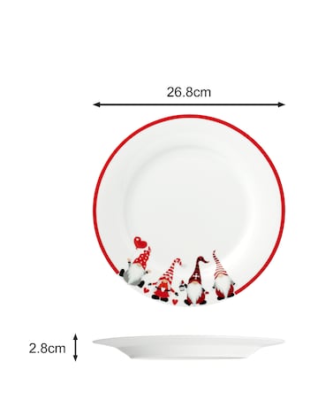 Waterside Nordic Gnome 12 Piece Dinner Set