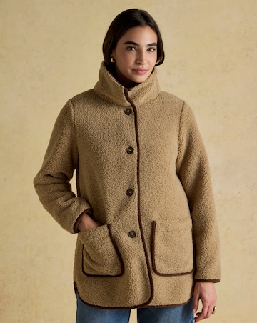 Joules Sadie Button Through Fleece