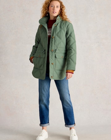 White Stuff Edie Quilted Coat