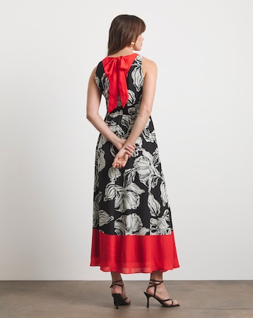 Joanna Hope Sleeveless Border Print Dresses