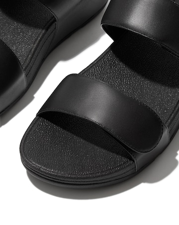 Fitflop Black Lulu Adjustable Leather