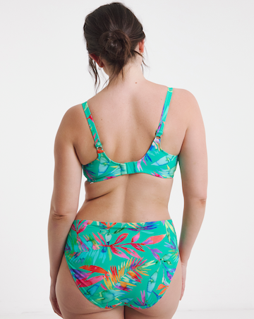 Elomi Toyama Tides Mid Rise Bikini Brief Jade