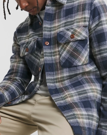Double Pocket Check Overshirt