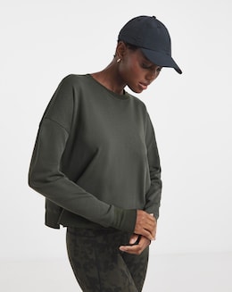 Sweaty Betty After Class Crop Sweatshirt