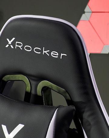 X Rocker Agility Compact eSports Gaming Chair for Juniors - Black / Red