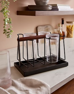 Gray &amp; Osbourn Glassware Rack