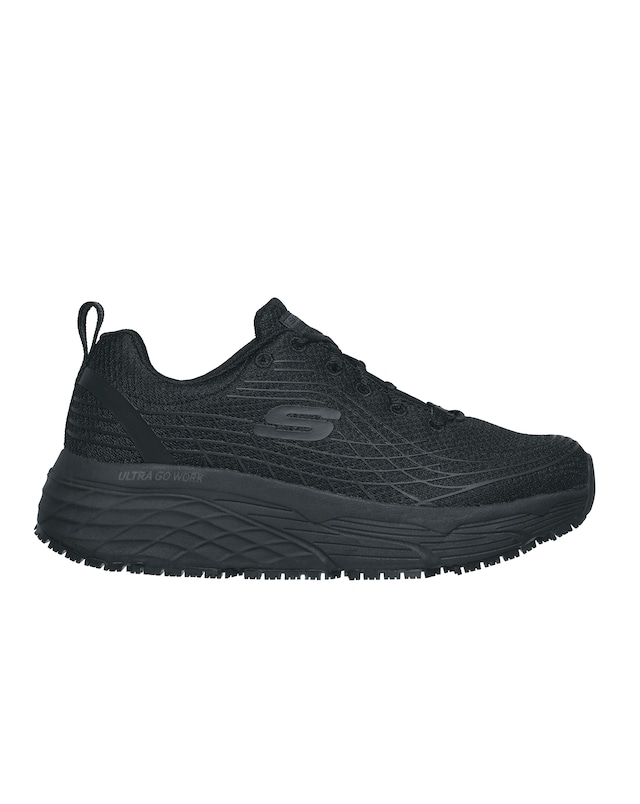 Skechers Black Cushioning Elite Workwear Shoes -Standard Fit (D)