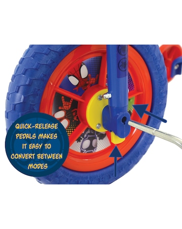 MoVe Spidey & His Amazing Friends 2 in1 10inch Training Bike