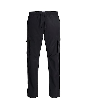 Jack & Jones Kane Ivan Tech Cargo Trousers - Black