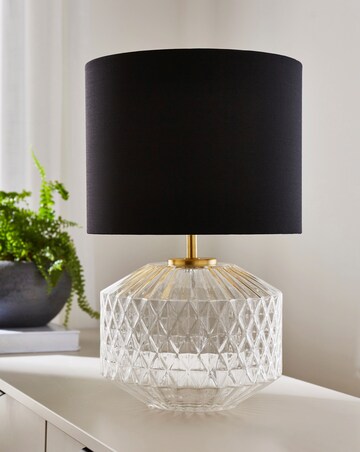 Clear Glass Table Lamp