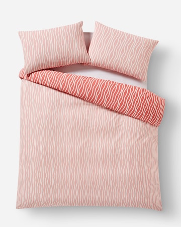 Hallie Stripe Pink Duvet Cover Set