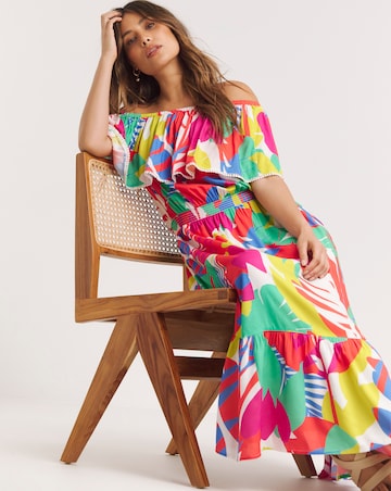 Bardot Maxi Beach Dress