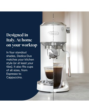 De'Longhi EC890.W Dedica Duo Espresso Coffee Machine