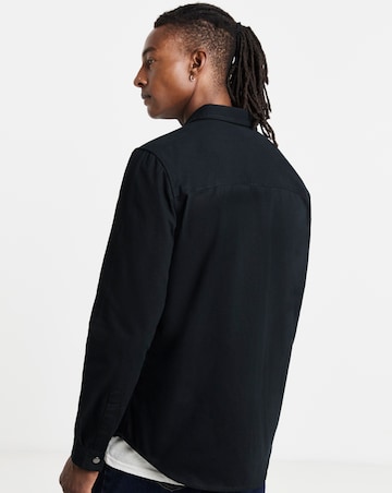 Joe Browns Black Denim Shirt Long