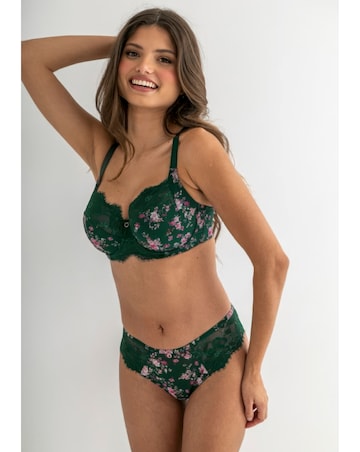 Pour Moi Bliss Brazilian Knicker Forest Floral