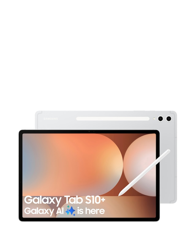 Samsung Galaxy Tab S10+ 12.4in 256GB WiFi Tablet - Platinum Silver