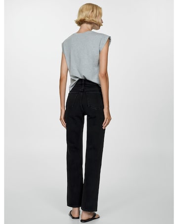 Mango Medium-Rise Straight Fit Jeans