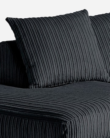 Ferguson Jumbo Cord Left Hand Chaise Sofa
