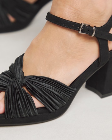 Citrus Crossover Detail Heeled Sandals - Wide Fit (E)