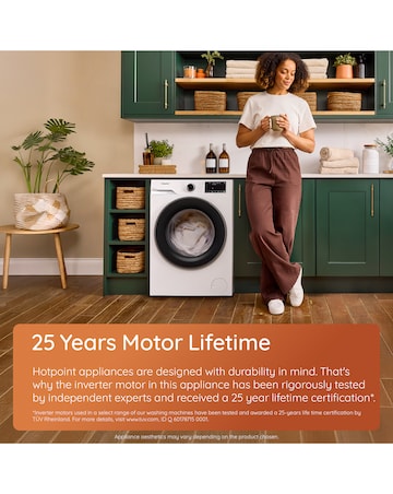 Hotpoint HP 124A CARE UK Fabric Care Washing Machine - White + Installation