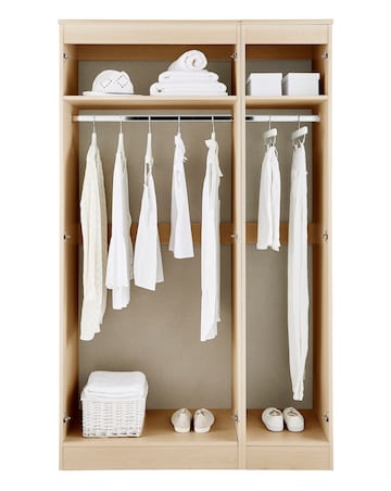 Richmond Ready Assembled 3 Door Mirrored Wardrobe