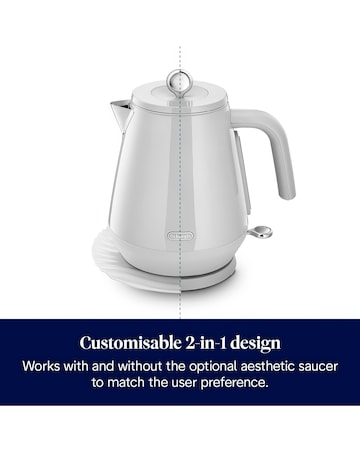 De'Longhi Eclettica KBY3001.W White Kettle