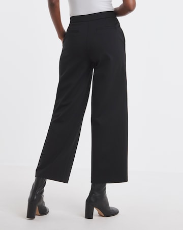 Black Ponte Straight Leg Trouser