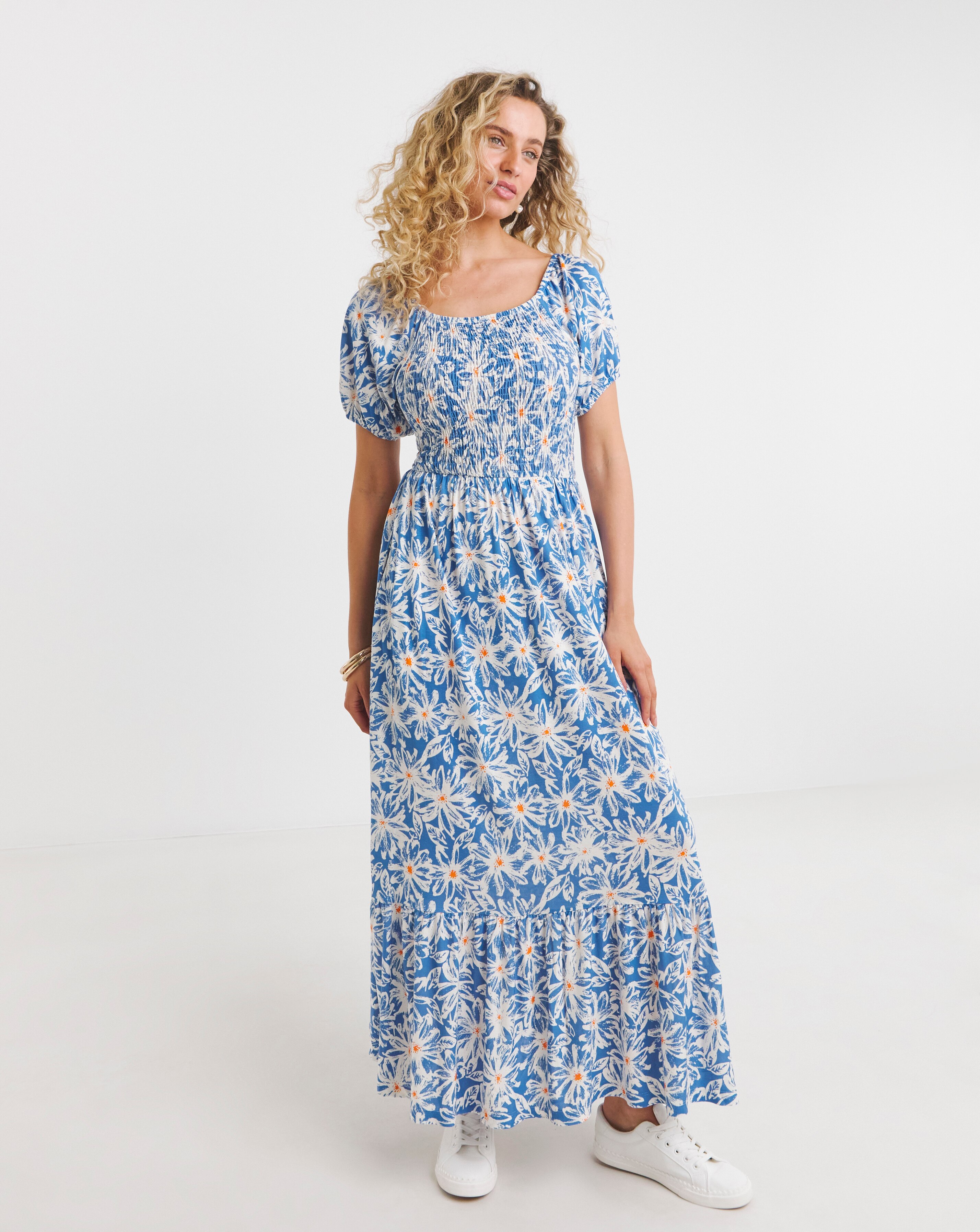 Joe Browns Daisy Day Shirred Jersey Maxi Dress | JD Williams
