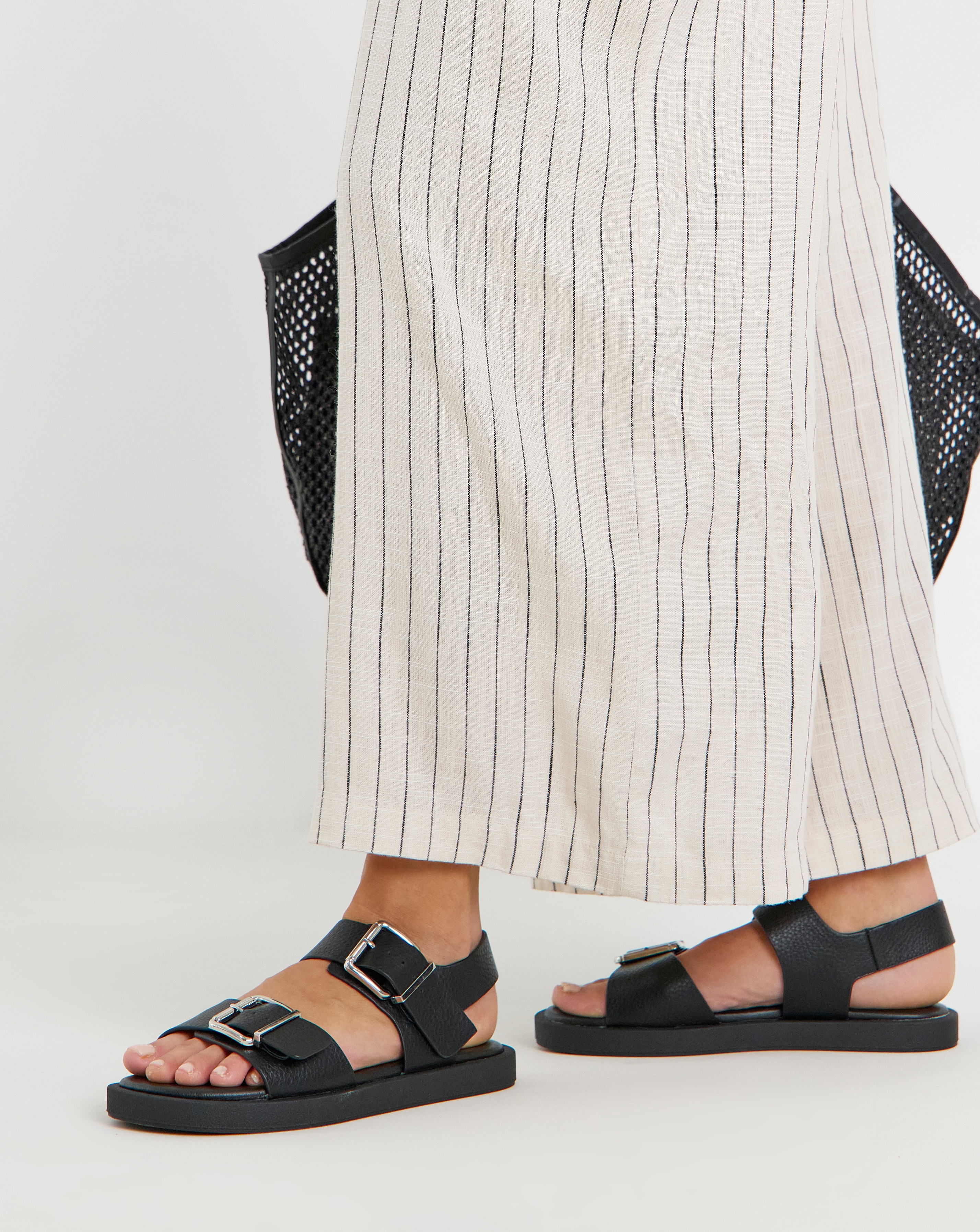 Heidi Two Part Buckle Comfort Sandals - Extra Wide Fit (EEE) | JD